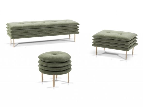 Familias pufa i ławka Calia Italia